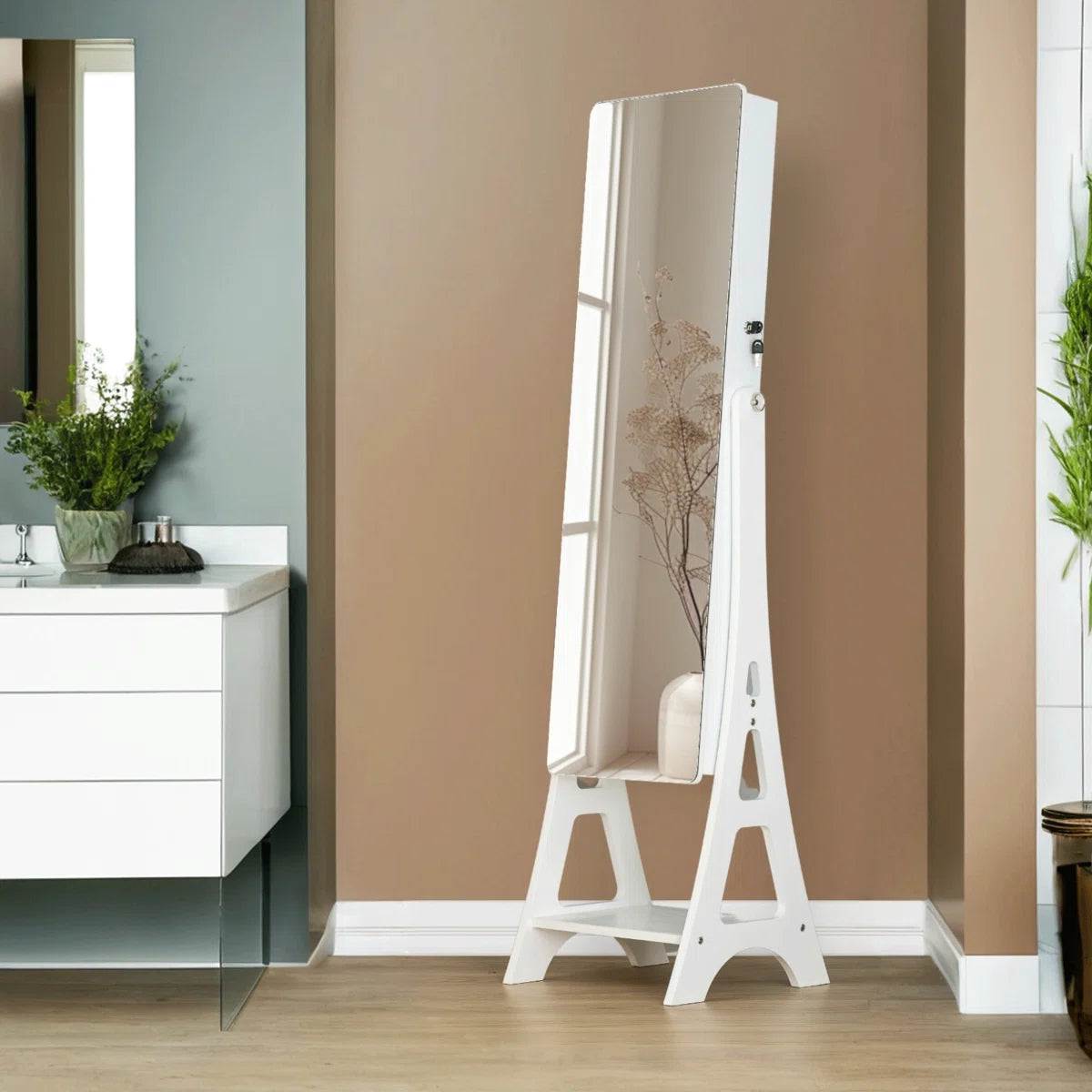 16'' Wide Freestanding Jewelry Armoire
